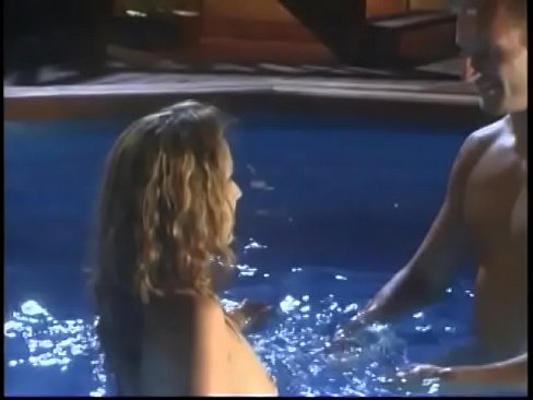 Sexy beauty fucked a guy in the pool and sucked his cock