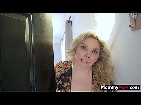 Plump milf stepmom fucking stepson while step dad is resting