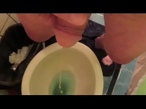 pissing in toilet is place to wash my cock with my piss