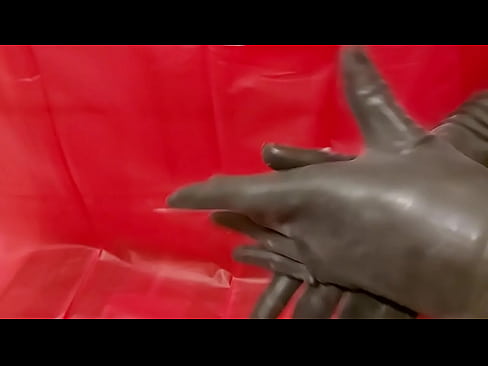 Dreamofevolutionvip - Black Latex Gloves / Rubberfashion