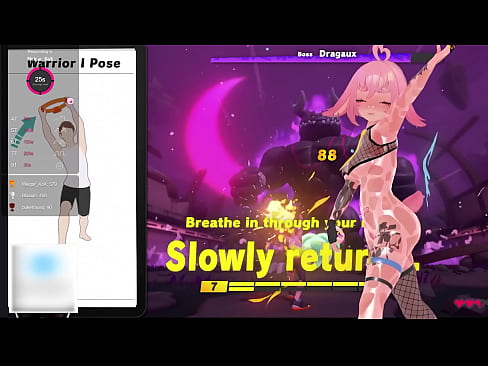 Exercising with a Sweaty Bunny Vtuber