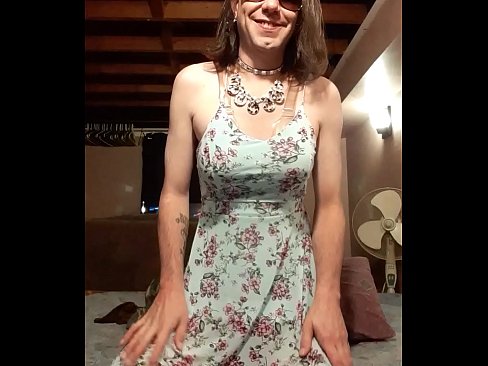 Sexy Jade in a sun dress