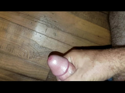 Stroking my cock to cumshot