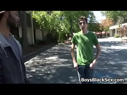 White Gay Sexy Teen Boy Enjoy Big Black Cock 08