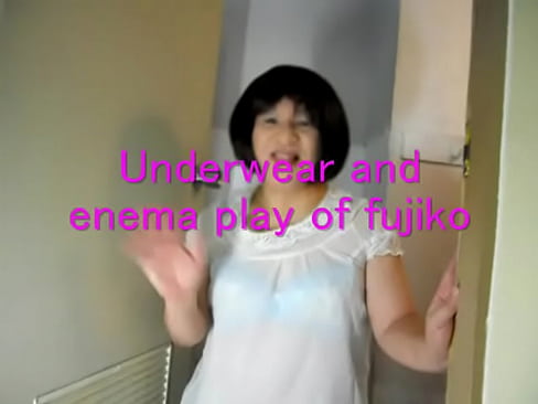 Underwear and enema play of jyosoukofujiko