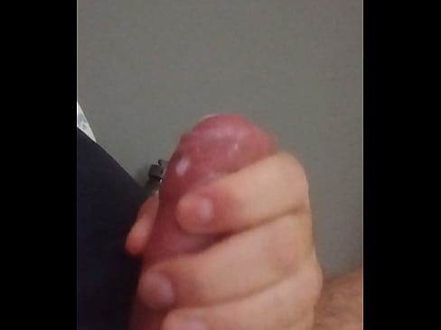 Squirting out cum After a long wank