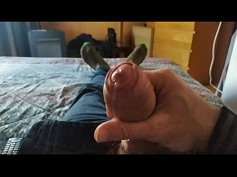 Jerking cock