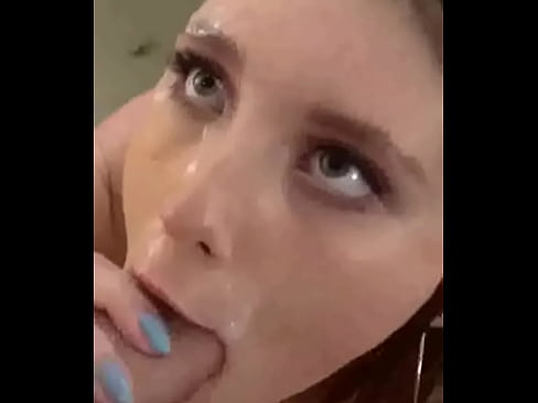 cute girl gets facial