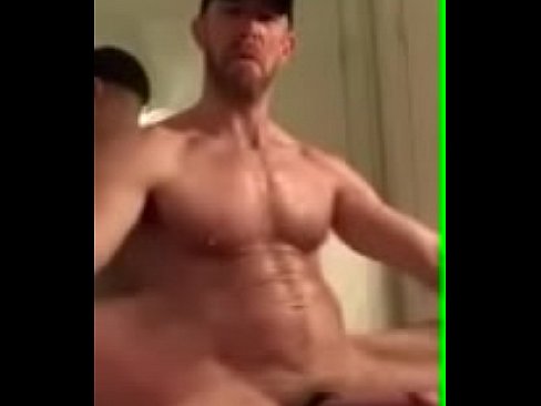 Hot mature jock jerking off his big cock