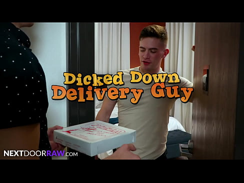 Muscle Dicks Down Delivery Guy