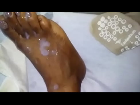 Cum Shower on s. Beauty's Feet