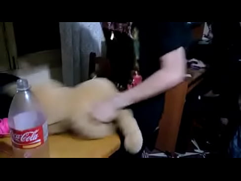 Horny scene boy fucks anal a hot blonde Teddy Bear