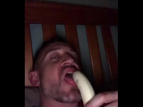 Banana licking