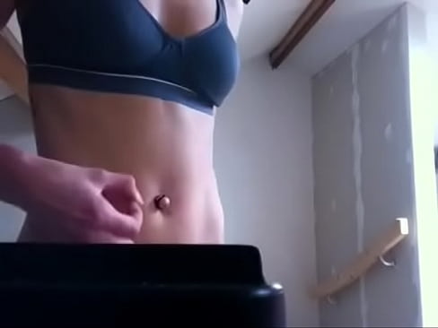 Fit Girl with Outie Navel Has Some Fetish Fun