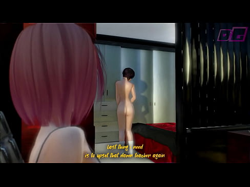 Sexy cartoon futa sex video where teen futanari-girl fucks guy in anal