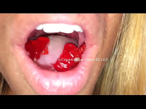 Selena Eating Gummy Bears Video 1
