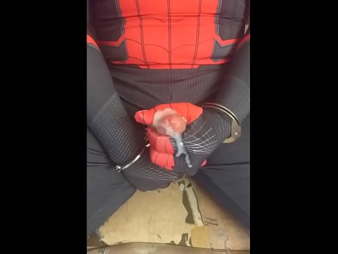 solo spidey masturbation