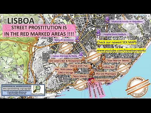 Street Prostitution Map of Lisboa, Portugal with Indication where to find Streetworkers, Freelancers and Brothels. Also we show you the Bar, Nightlife and Red Light District in the City