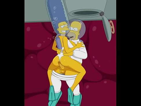The Simpsons Marge x Homer Sex Porn Hentai Hot Horny Animation Underwater Cumming