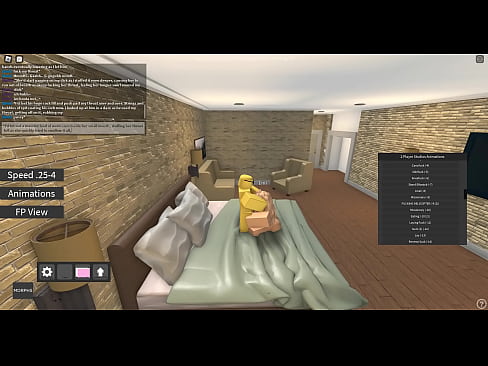 blond slut gets dicked down on roblox