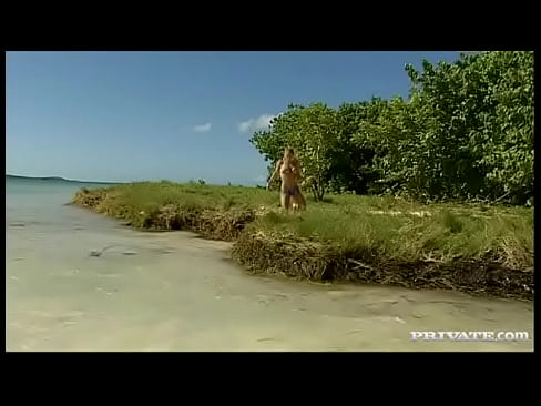 and Monica Lion on a Beach Having Their Ass Speed Fucked