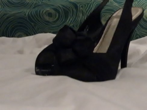 Fucking my girlfriend's slingback heels