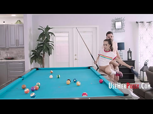 Peter Green Free Uses Teen Cutie On Pool Table