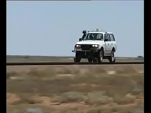 Rding the rails in style   Nullarbor  Australia