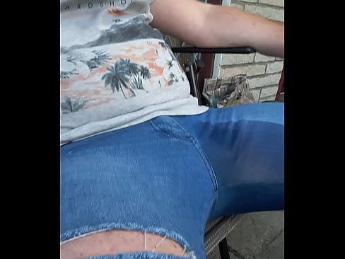 pissing wifes jeans