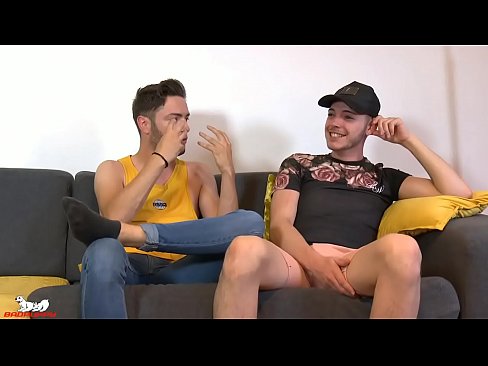 When Jaden's ass is nice and primed Jonah is more than willing to fill it with his cock and then the ass-pounding begins.