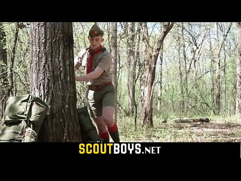 Cute teenager gets ass penetrated outside by horny scoutmaster-SCOUTBOYS.NET