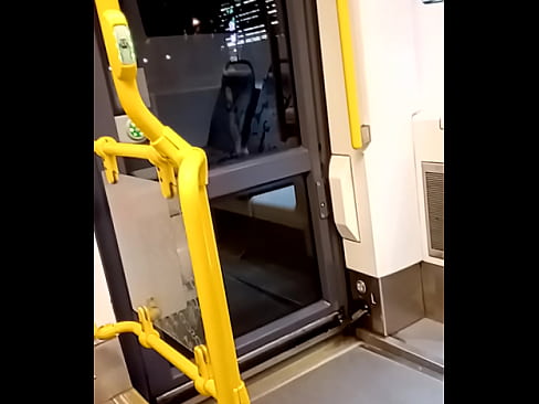 jerk off in a tram