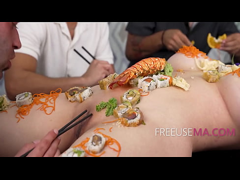 Chef Serves Her Creations On Her Body For People To Eat And Use Her However They Please