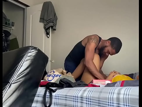 Angry friend sneaks into his friend's room when his wife is not at home