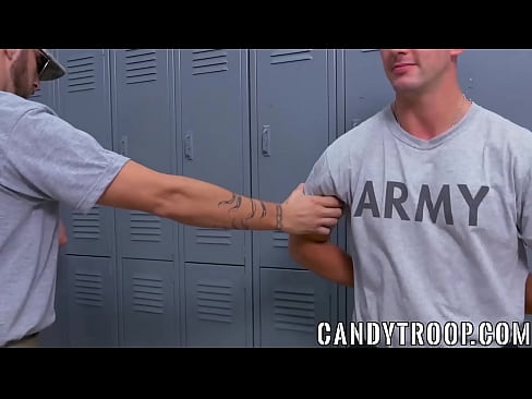 Army officer orders solders to assfuck