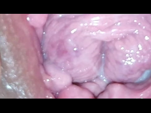 Opening wide my hairy vagina