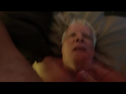 Older Man Gets a Hot Load on His Face From Friend and Loves It