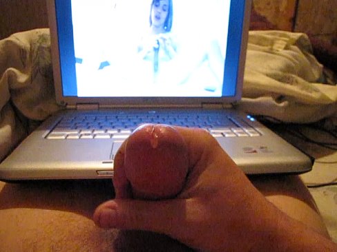 Jerking to porn and cumming