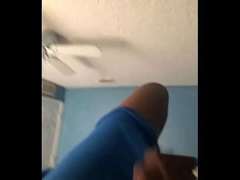18 yr old rubs cock with people home