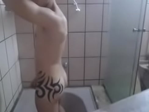 Nice dude taking a HOT shower