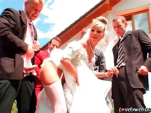 You may now gangbang the bride