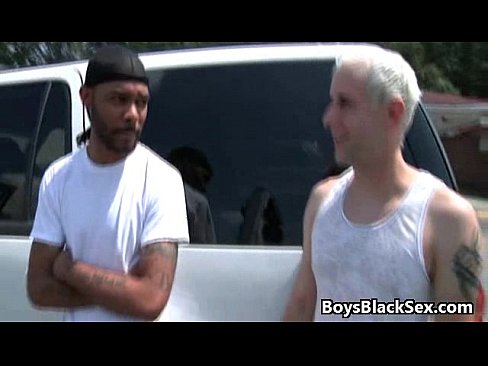 Blacks On Boys - Bareback Black Guy Fuck White Twink Gay Boy 07