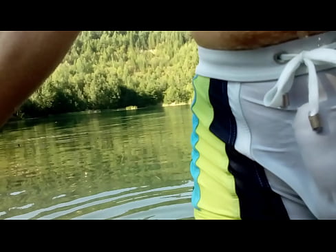 white swimsuit and translucent penis