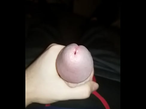 Grabbing hold of my clean cock