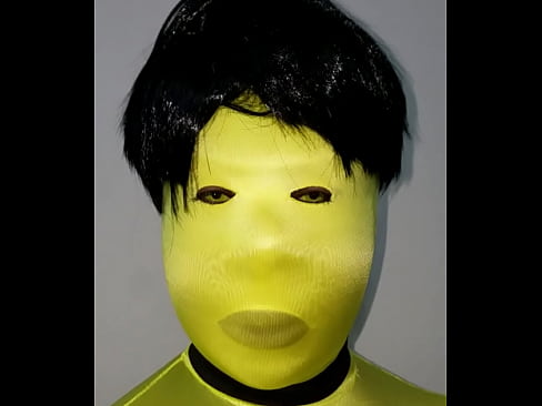 Zentai man Halloween contact lens