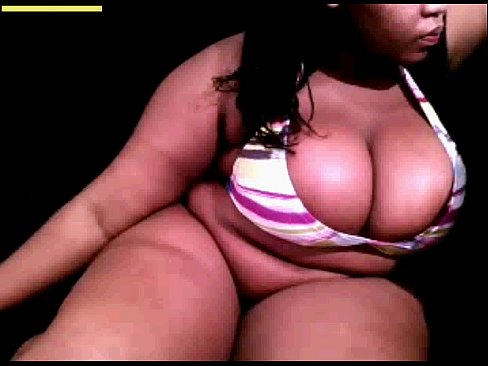bbw ebony show big tits in webcam amateur