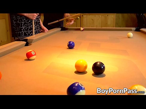 Jimmy and Hunter play the game of pool with a high stakes