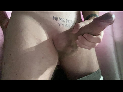 Wanking my british monster cock