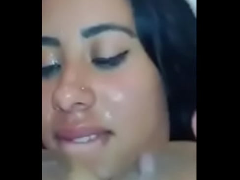 Latin milks her tits