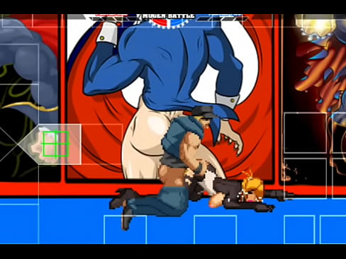 Bara Clark VS Mature KOF HENTAI in Demitri room